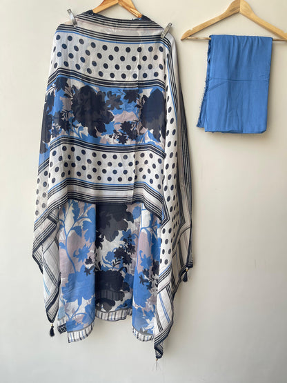 Organza Printed Unstitched Ladies Suit RC-18881(B) – view 8