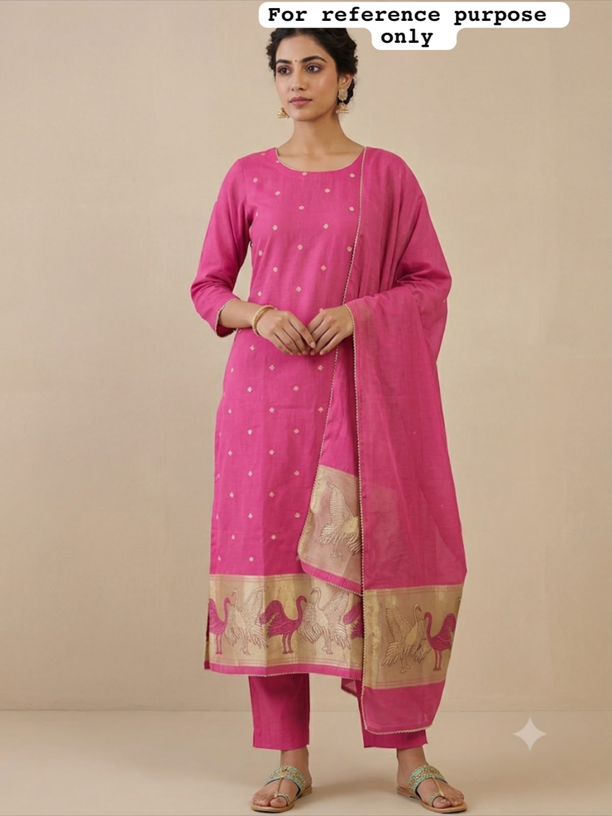 Banarasi mul chanderi ladies unstitched suit Rc19158 (a)