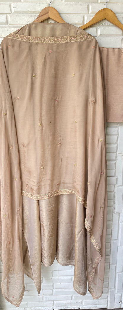 Shimmer silk unstitched ladies suit Rc17798