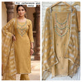 Pure crushed shimmer tissue unstitched ladies suit Rc19293 (c)