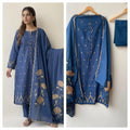 Cotton weaving unstitched ladies suit Rc18986