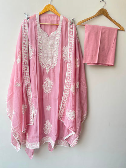 Mul chanderi unstitched ladies suit Rc18975 (b)