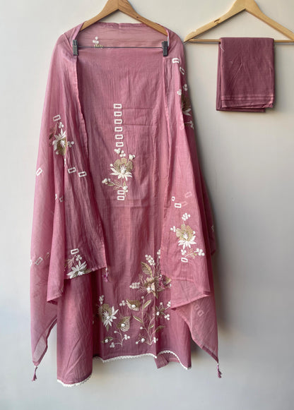 Mul Chanderi Unstitched Ladies Suit RC-18717(B) – view 4