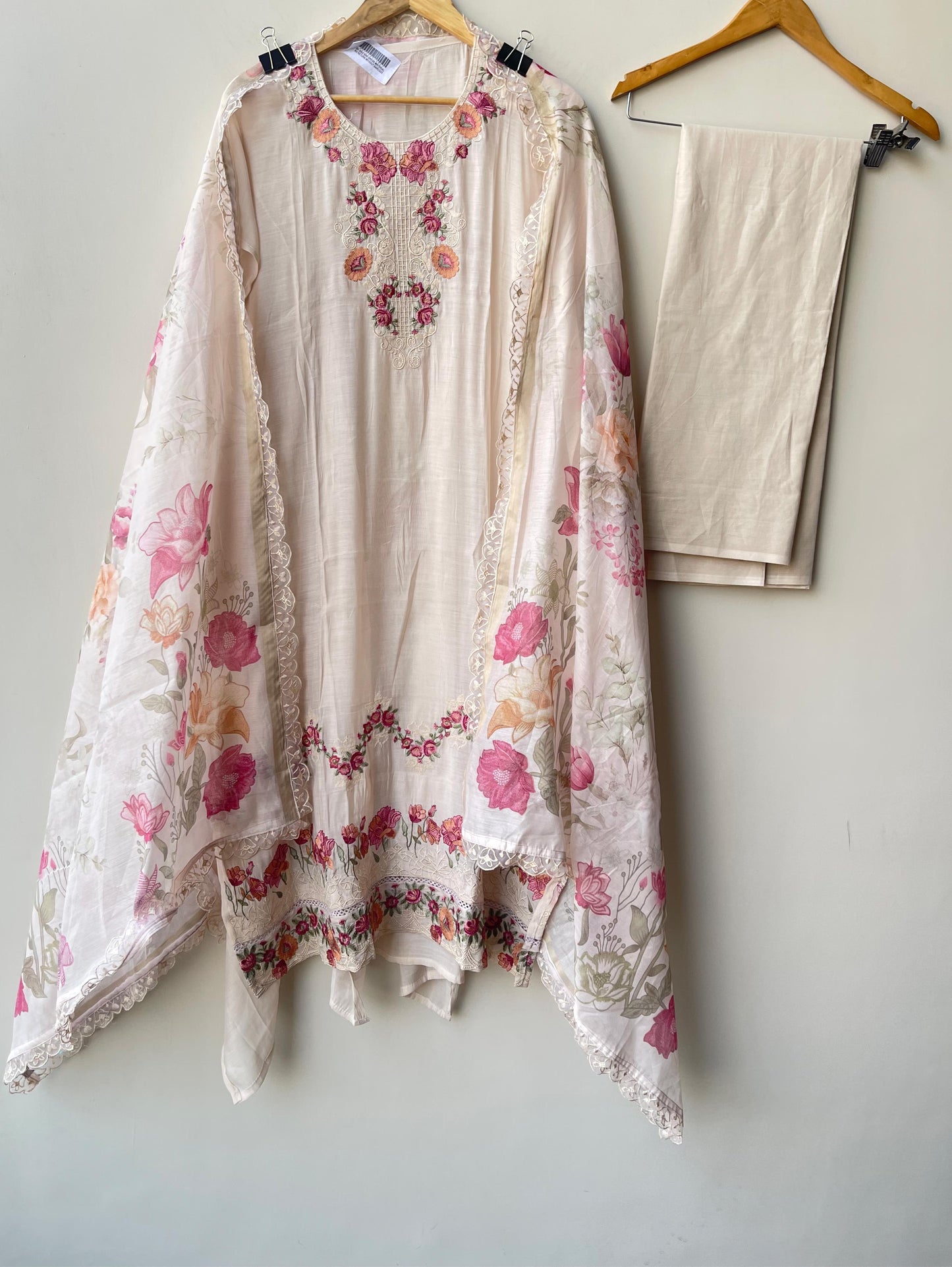 Mul Chanderi Unstitched Ladies Suit RC18853 – view 6