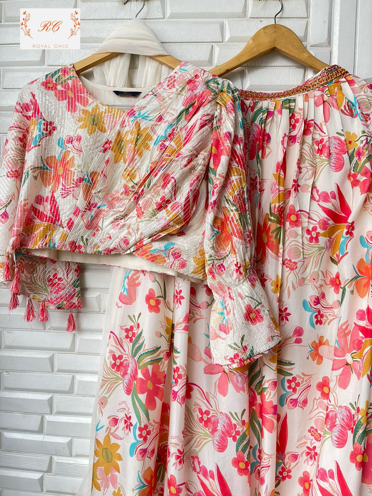 Pure Silk Ready to Wear three piece Set Rc 13256