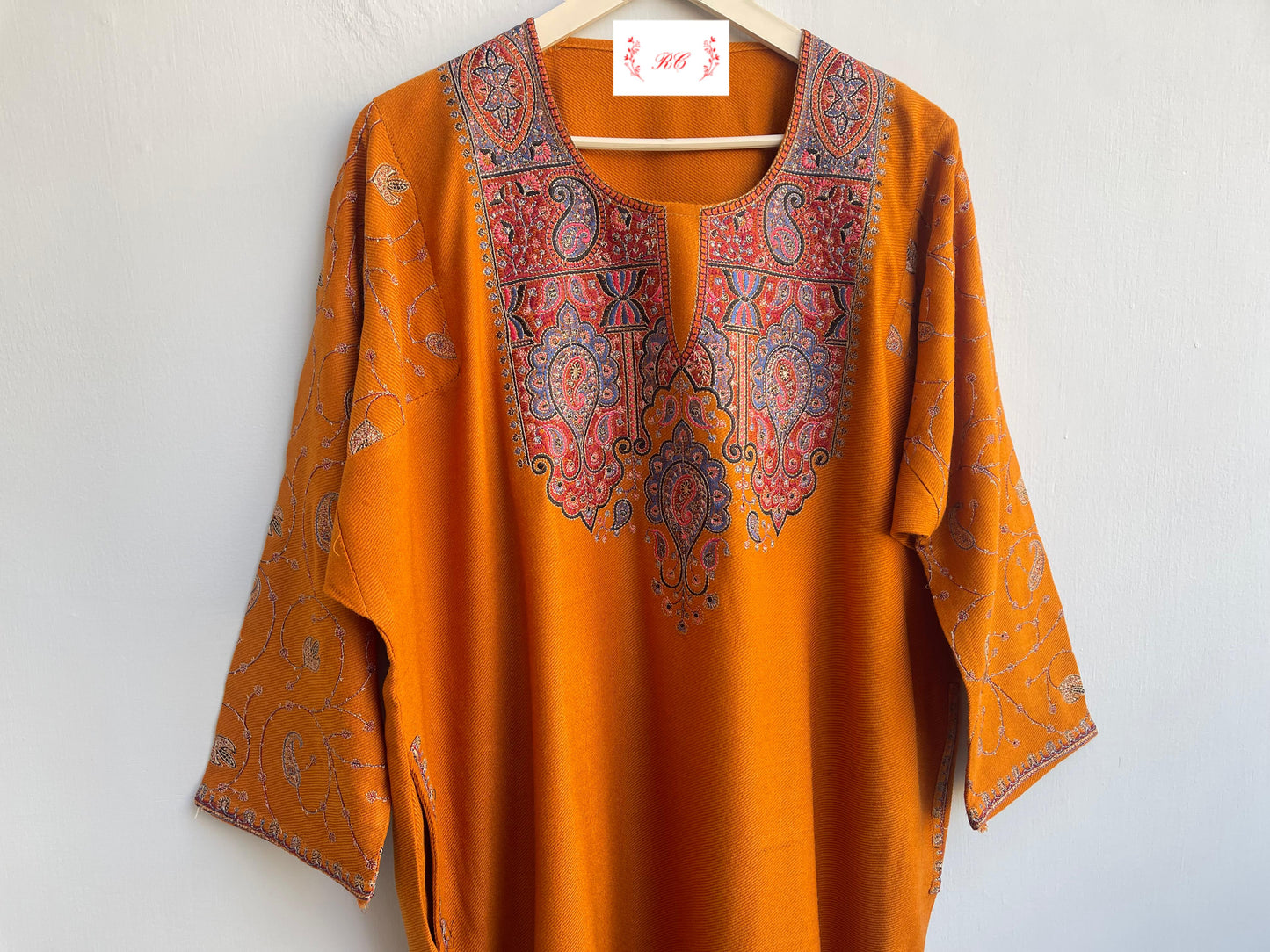 Kashmiri pheron readymade woolen kurta Rc18142 (a)