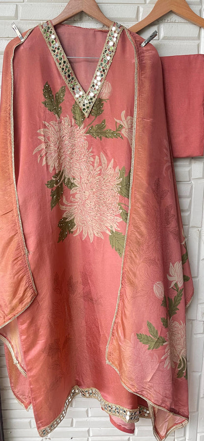Shimmer silk unstitched ladies suit Rc17672 (a)