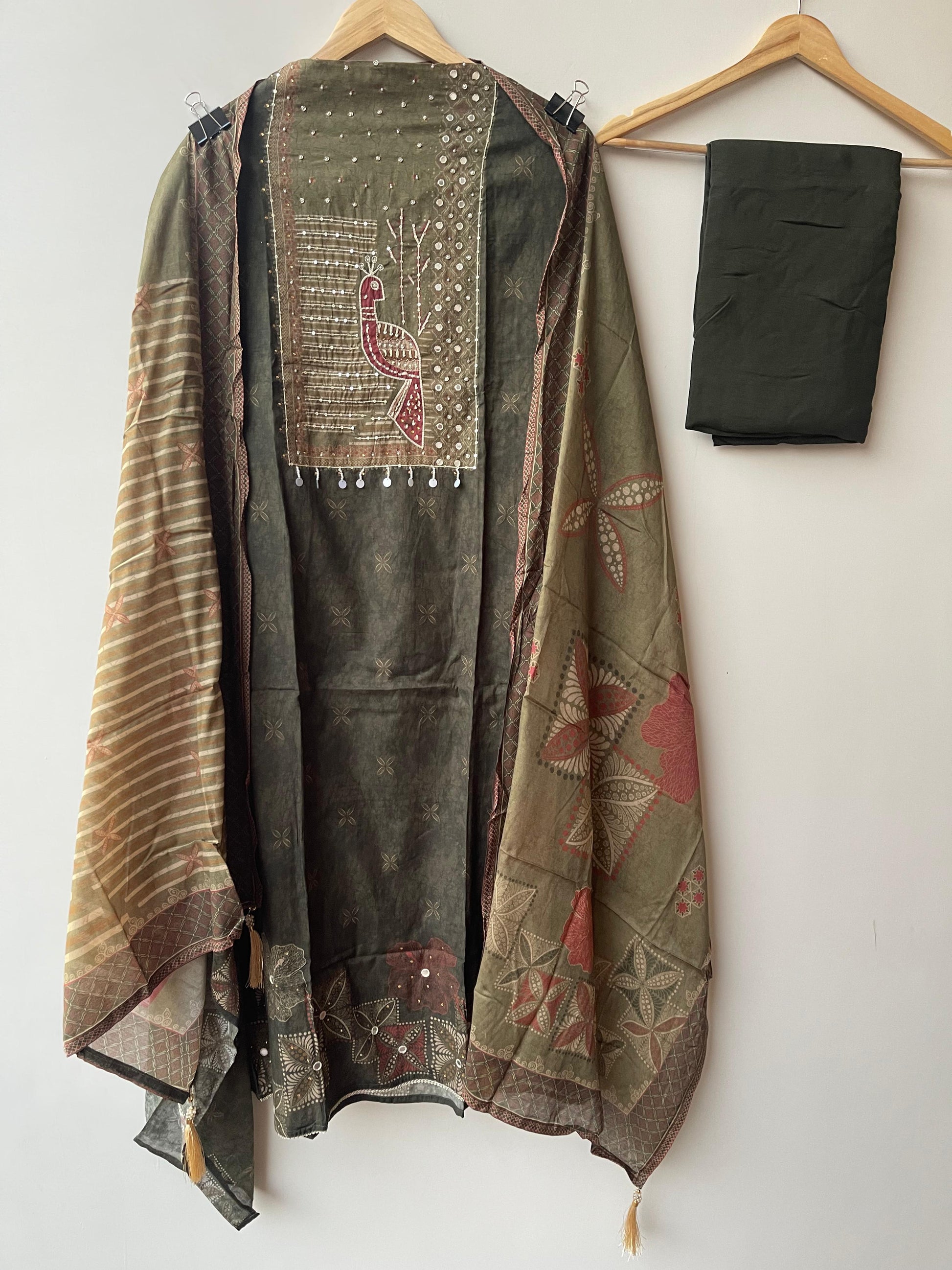 Self Mul Cotton Unstitched Ladies Suit RC18861 – view 9