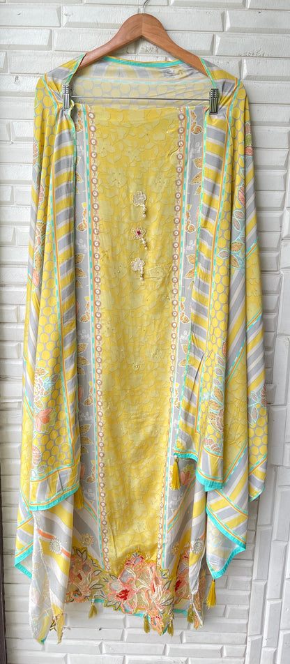 Muslin unstitched ladies suit Rc17513