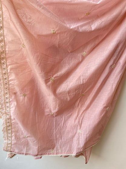 Mul chanderi unstitched ladies suit Rc18834