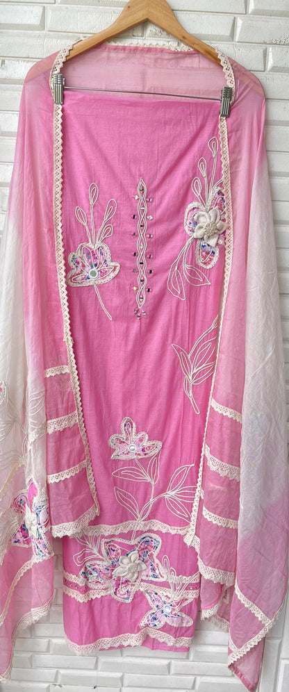 Mul chanderi unstitched ladies suit Rc17440 (b)