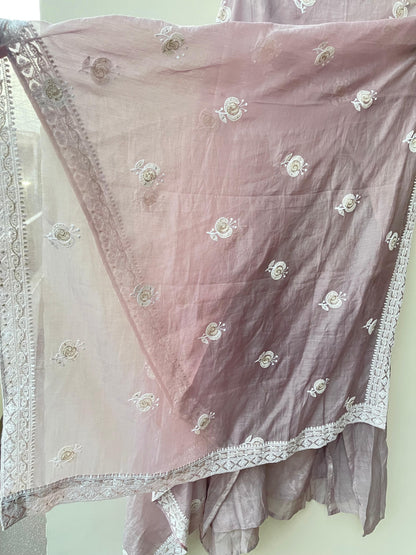Pure Mul Chanderi Unstitched Ladies Suit RC-18859 – view 2