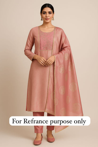 Finest banarasi silk unstitched ladies suit Rc17698