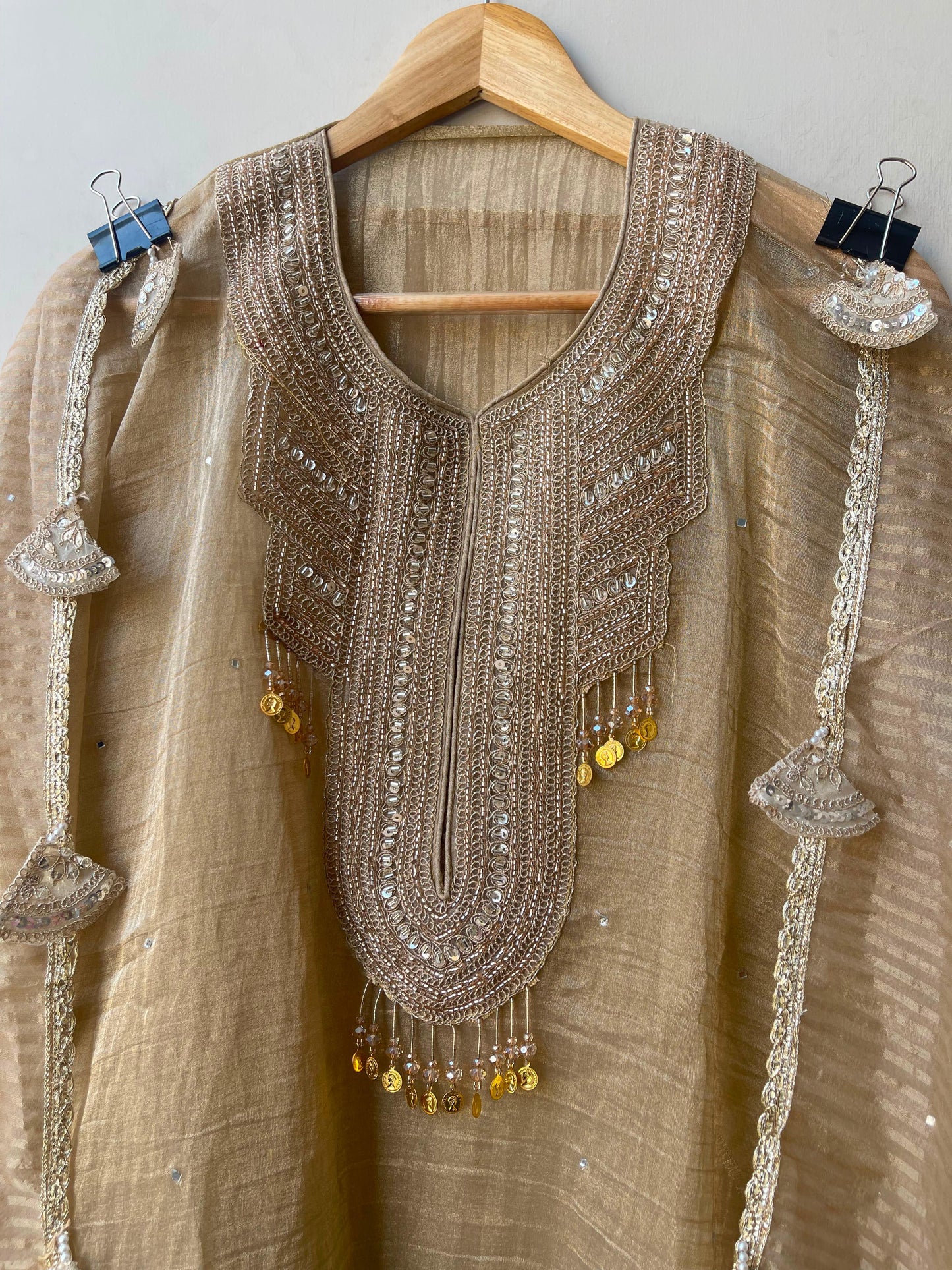 Crushed shimmer tissue ladies unstitched suit Rc19260