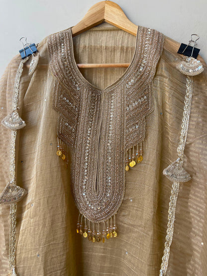 Crushed shimmer tissue ladies unstitched suit Rc19260