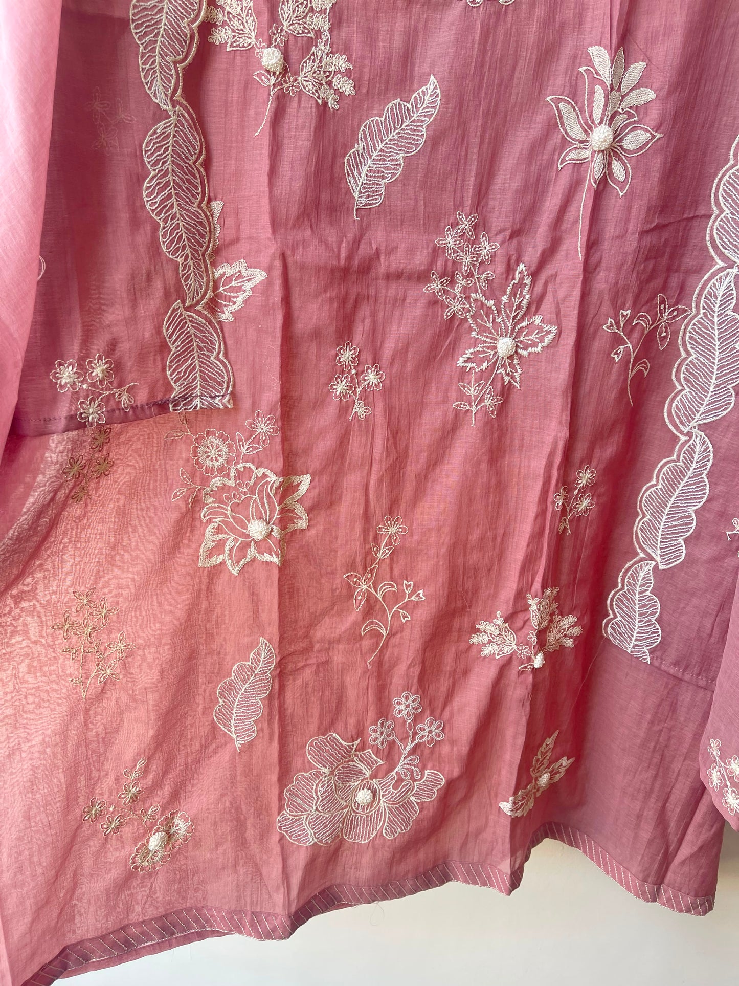 Mul chanderi unstitched ladies suit Rc18974