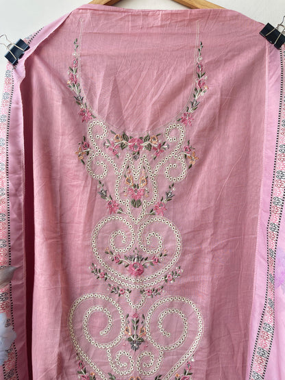 Mul Chanderi Unstitched Ladies Suit RC-18894(B) – view 6
