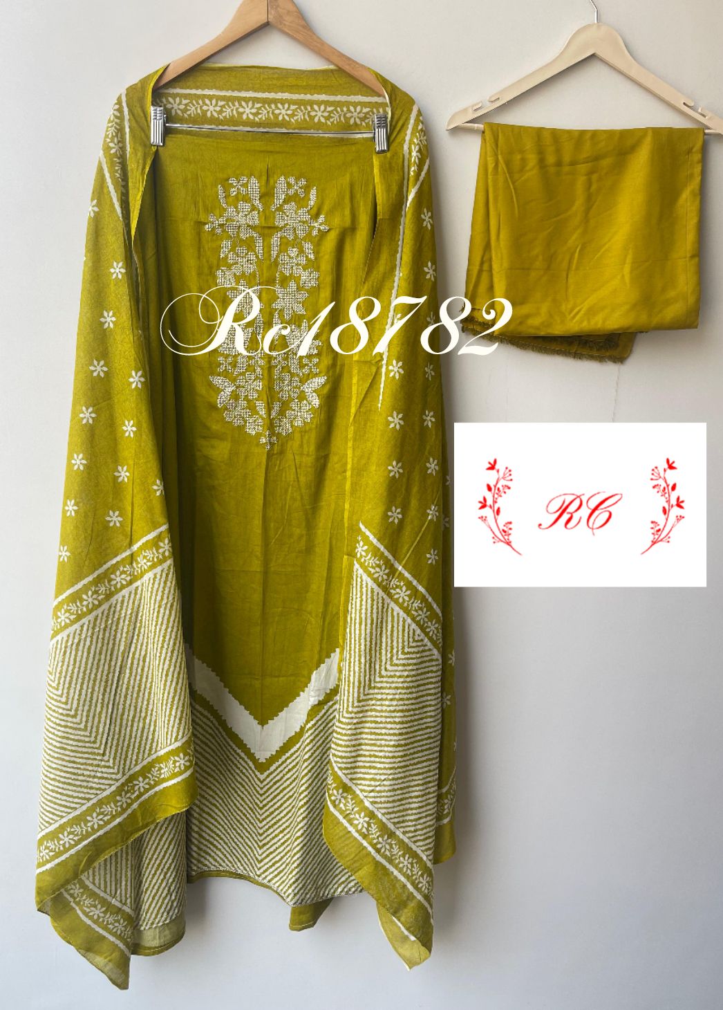 Self Cotton Printed Unstitched Ladies Suit RC-17782 – view 5