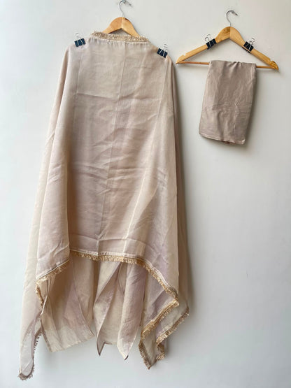 Shimmer tissue unstitched ladies suit Rc19264