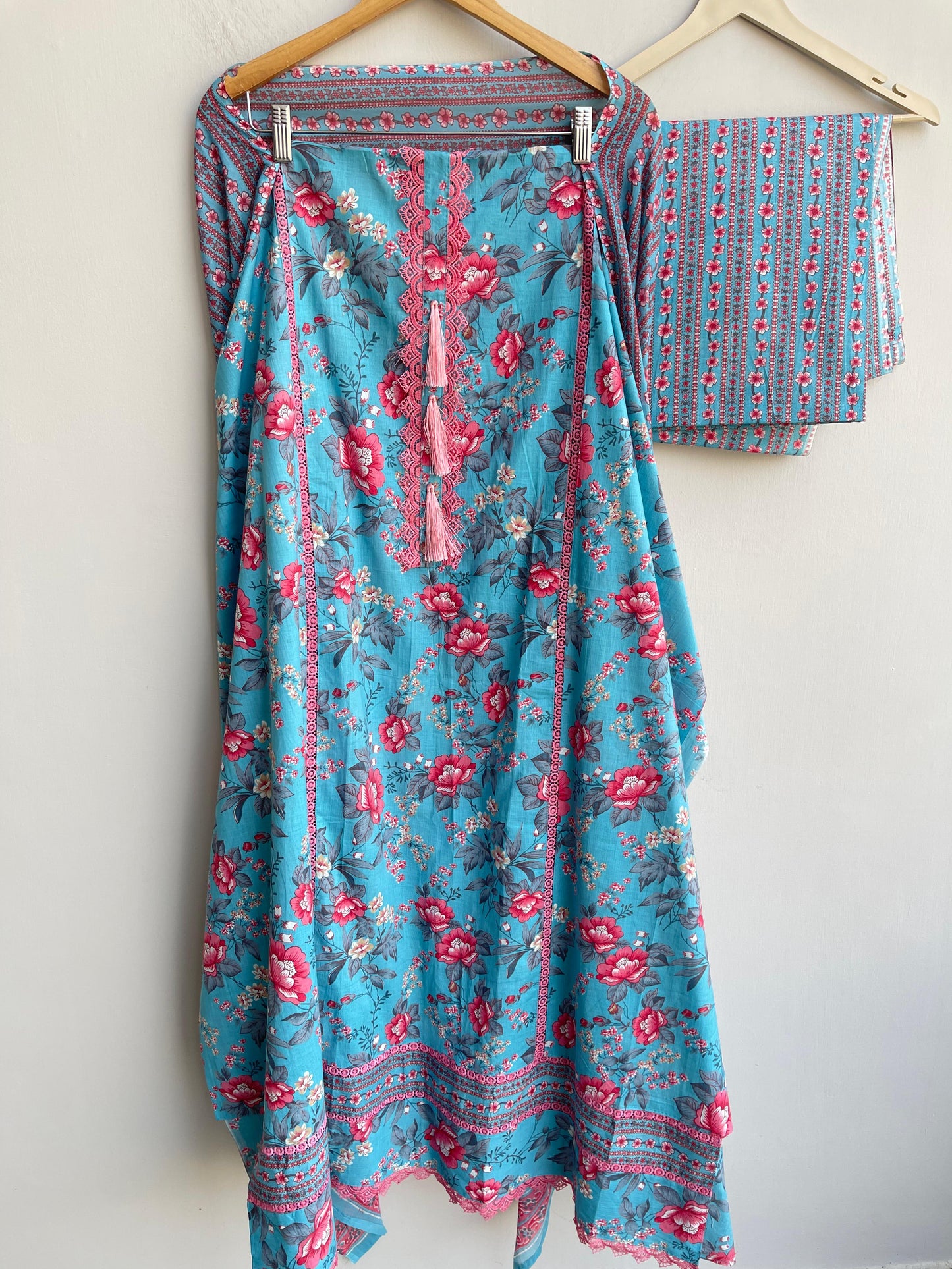 Cotton printed unstitched ladies suit Rc18537 (b)