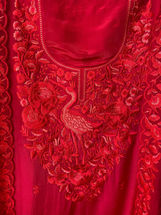 Crape silk unstitched ladies suit Rc17816 (b)