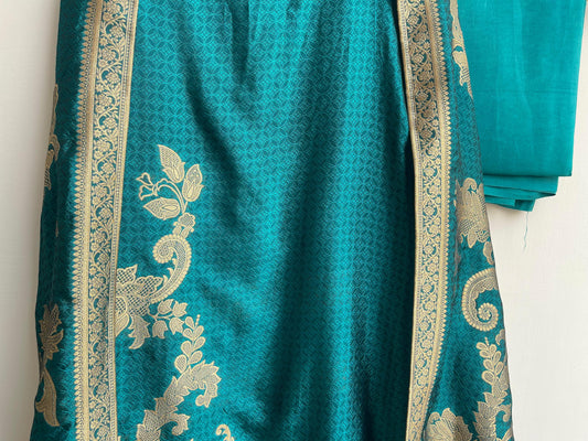 Banarasi jacquard unstitched ladies suit Rc18190 (c)