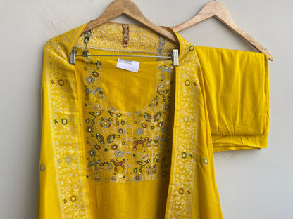 Banarasi silk unstitched ladies suit Rc18242 (c)