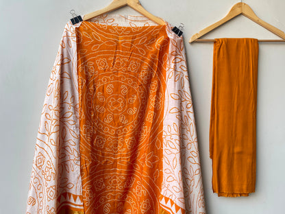 Mul cotton printed unstitched ladies suit Rc19315 (b)