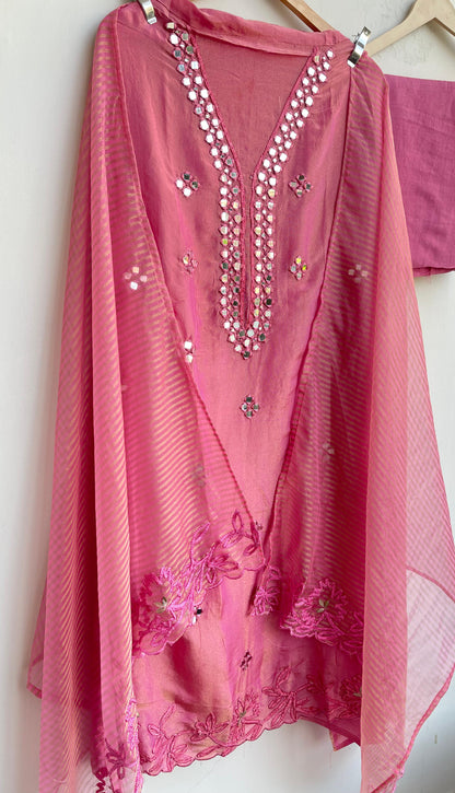 Shimmer silk unstitched ladies suit Rc17880 (a)