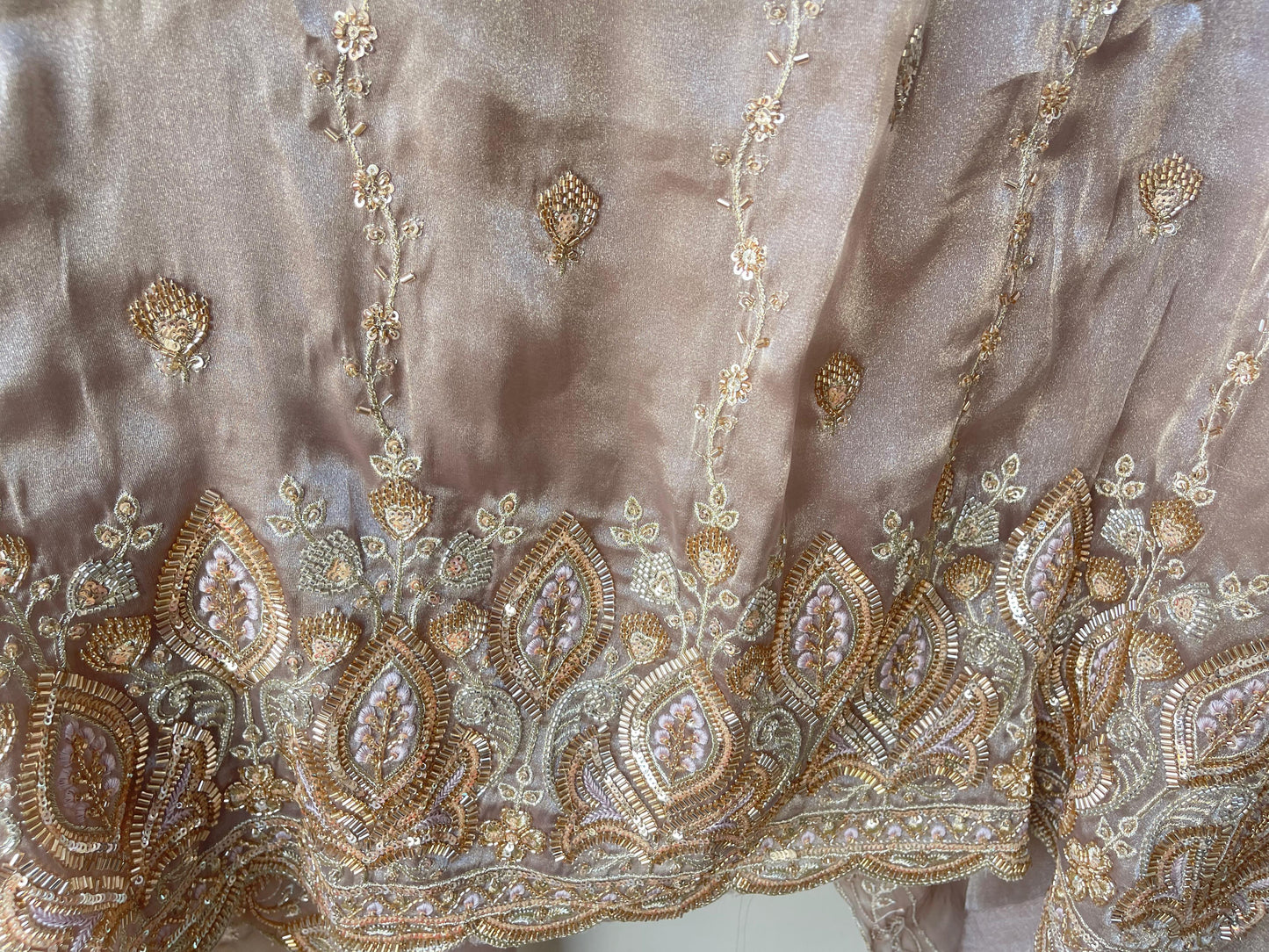 Shimmer glass silk unstitched ladies suit Rc19336 (b)
