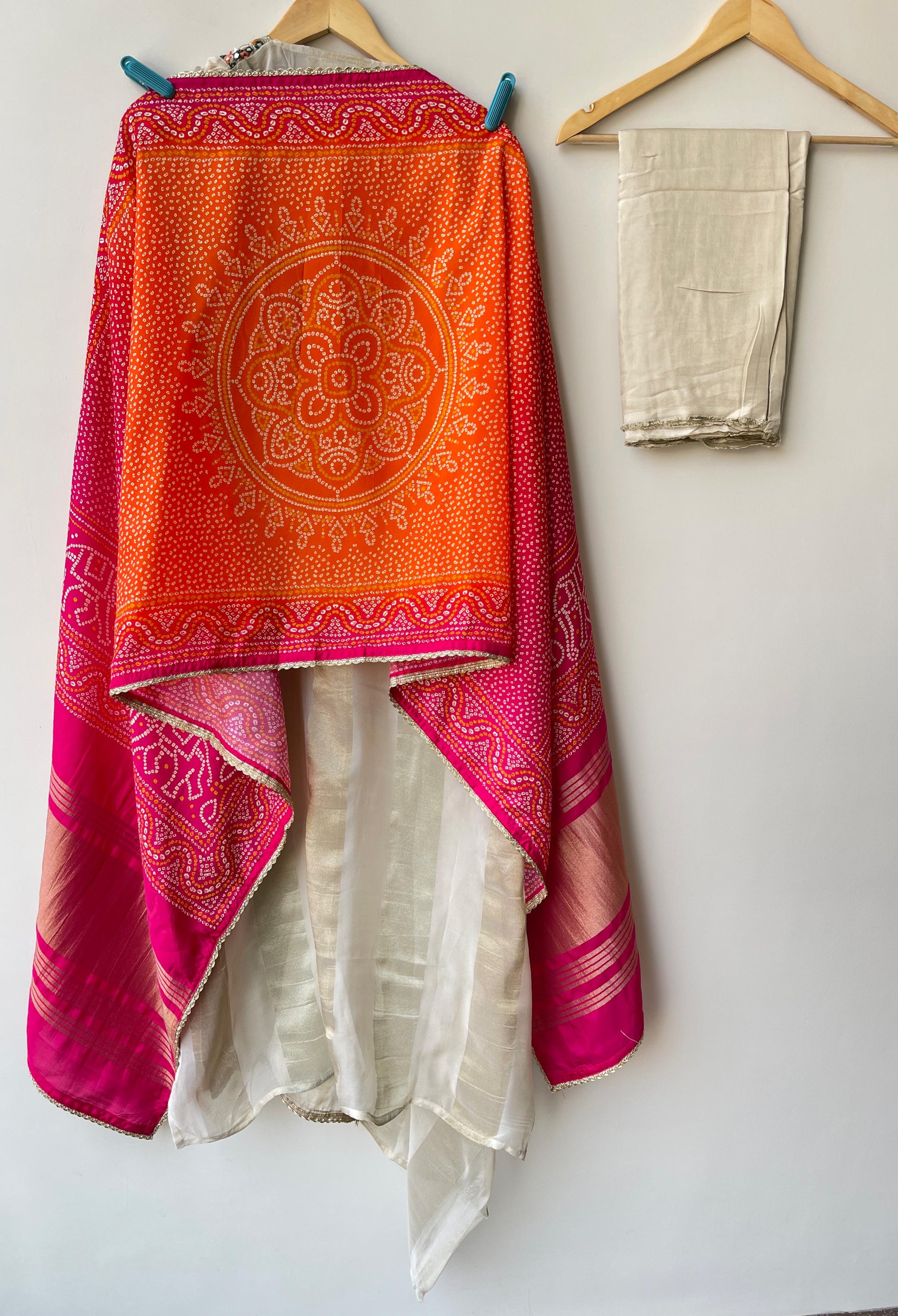 Banarasi Shimmer Organza Unstitched Ladies Suit RC-18619 – view 5