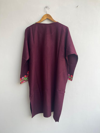 Kashmiri readymade ladies winter kurta Rc18340
