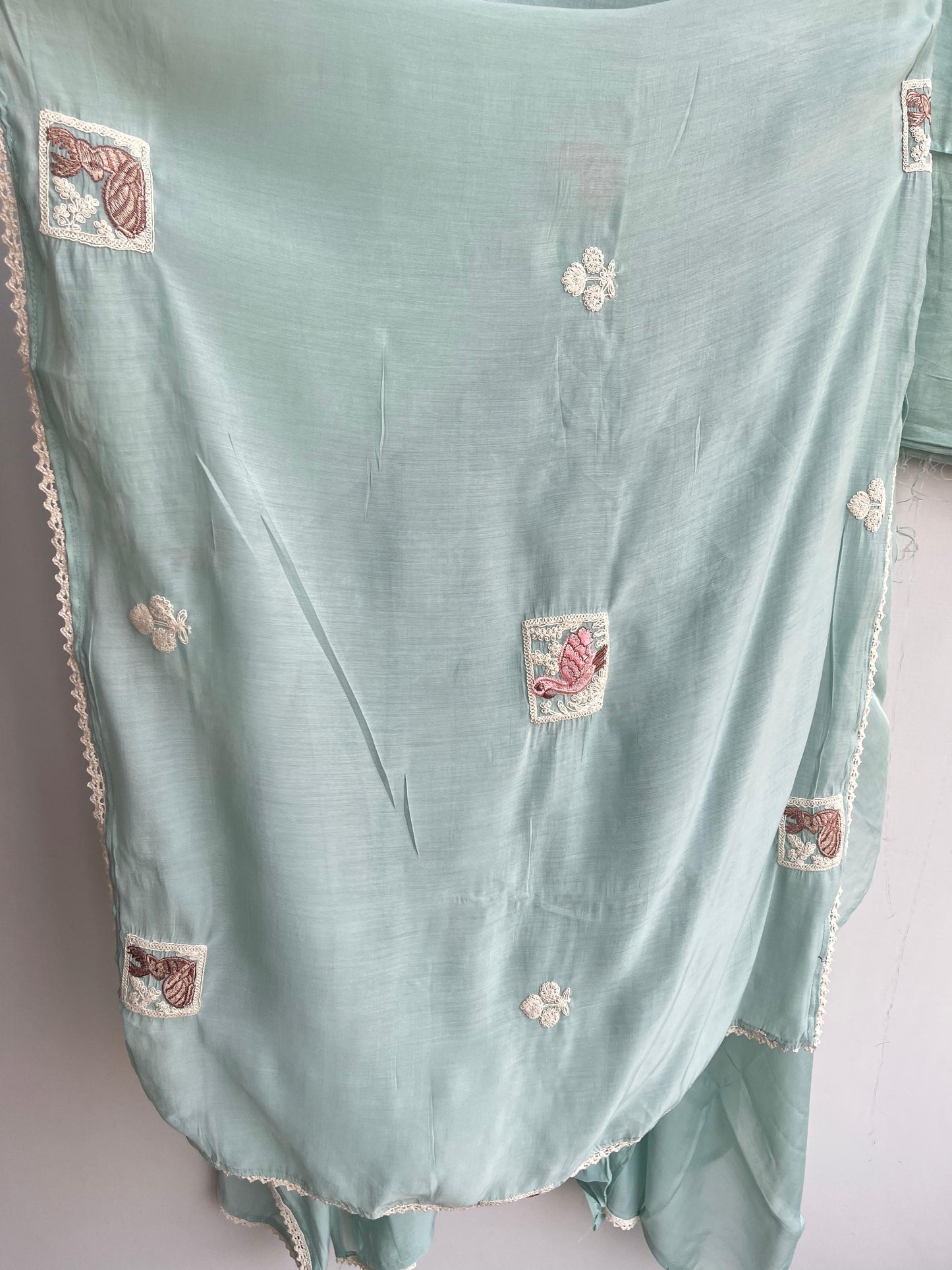 Mul chanderi unstitched ladies suit Rc18458 (d)