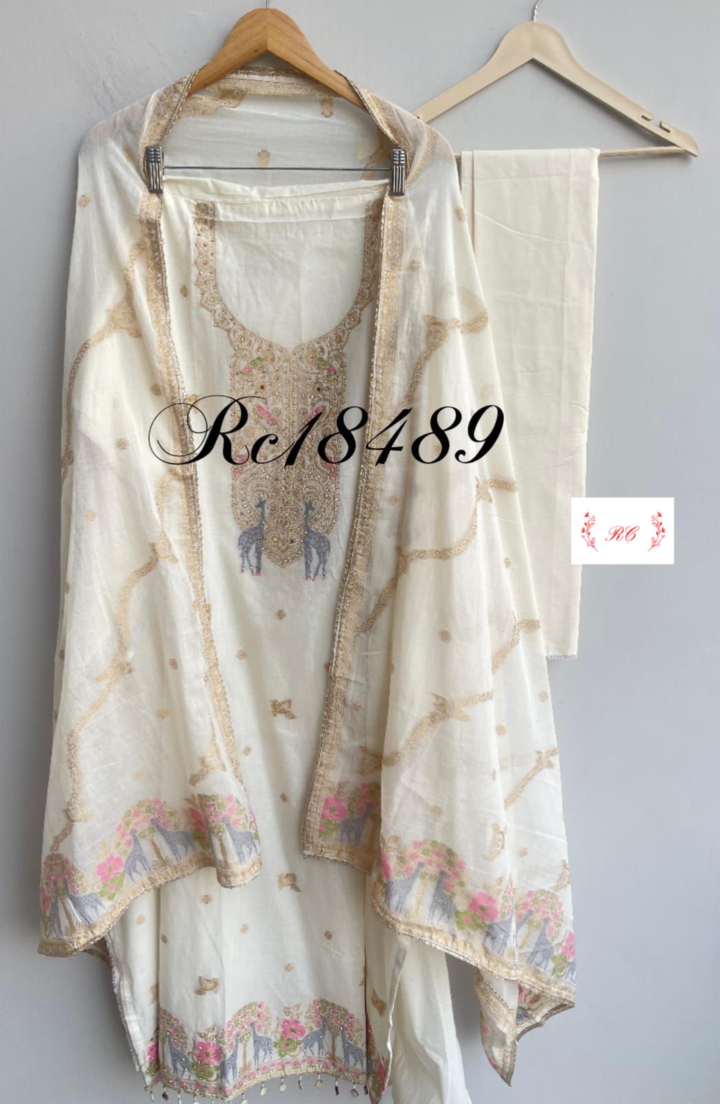 Jaamdhani unstitched ladies suit Rc18489