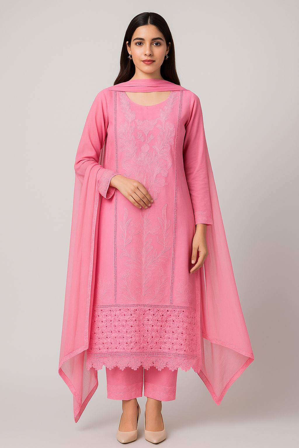 Organza unstitched ladies suit Rc17831 (a)