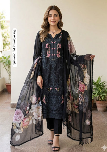 Organza Unstitched Ladies Suit RC-18644 (a) – view 2
