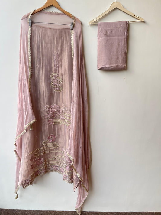 Crushed Shimmer Tissue Ladies Unstitched Suit RC-18735 (b)