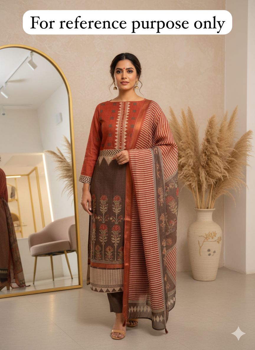 Shimmer Linen Unstitched Ladies Suit RC-18318 – view 2