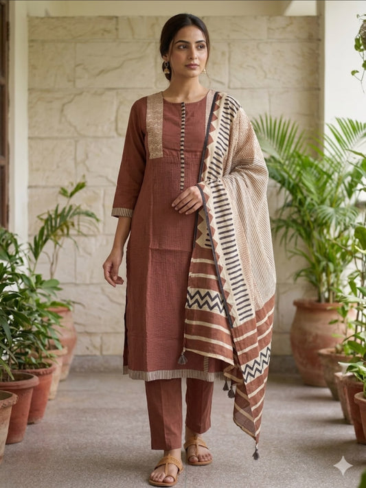 Cotton printed unstitched ladies suit Rc18987 (b)