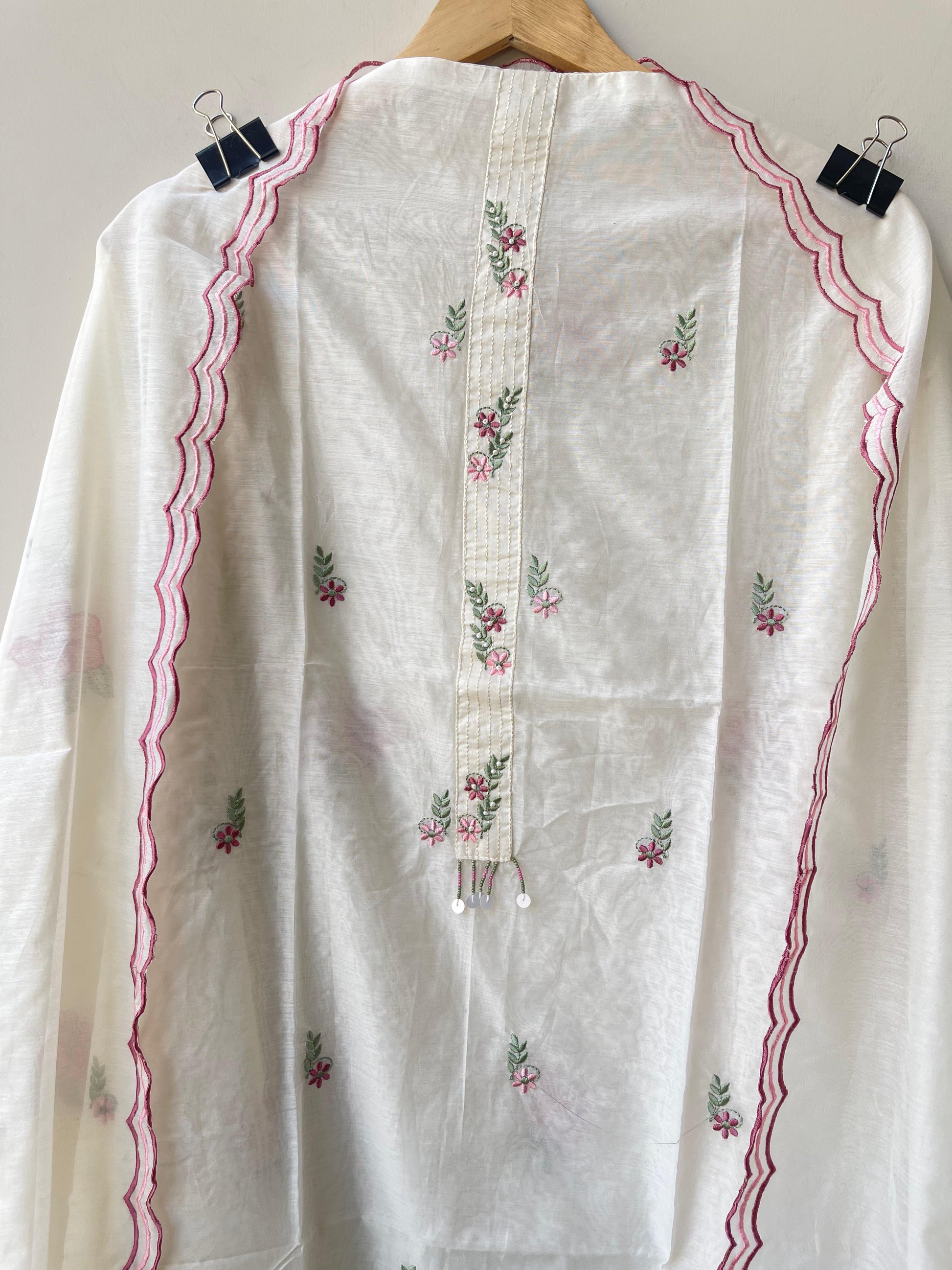 Mul Chanderi Unstitched Ladies Suit RC-18884 – view 5
