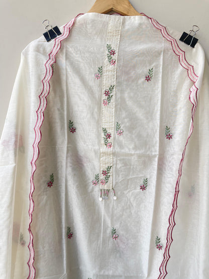 Mul Chanderi Unstitched Ladies Suit RC-18884 – view 5