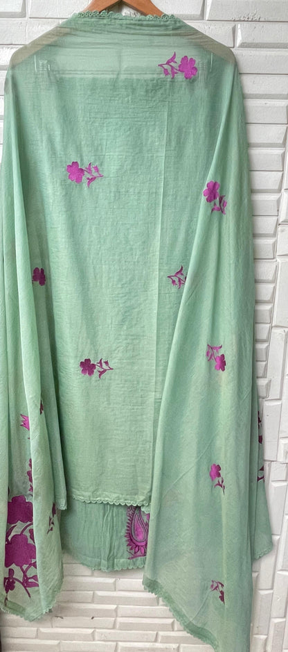 Mul chanderi unstitched ladies suit Rc17397 (b)