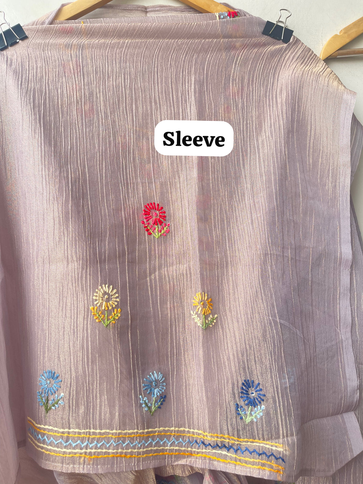 Pure Premium Shimmer Crushed Tissue Designer 3 Pcs Suit Set