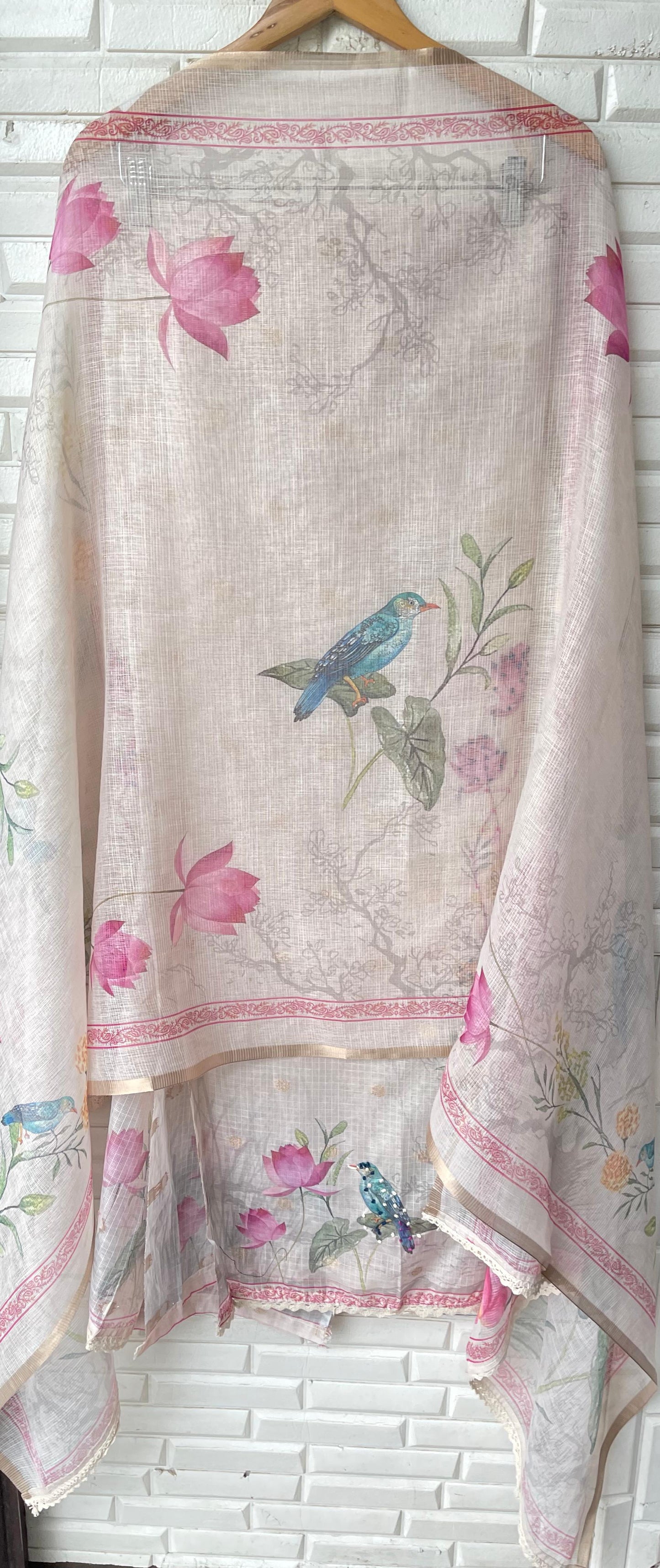 Banarasi kota doriya unstitched ladies suit Rc17548