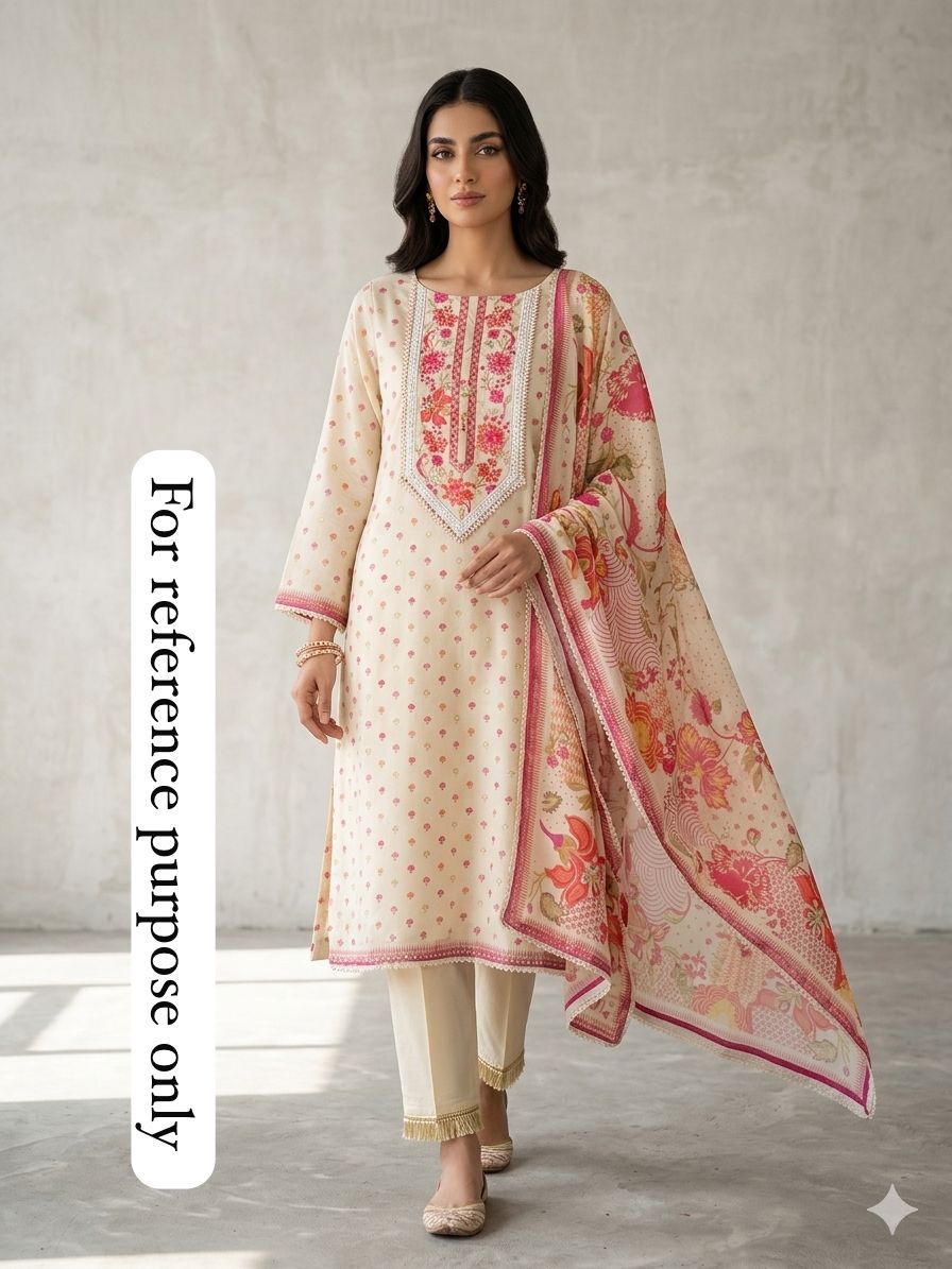 Muslin Printed Unstitched Ladies Suit RC-18704 – view 2