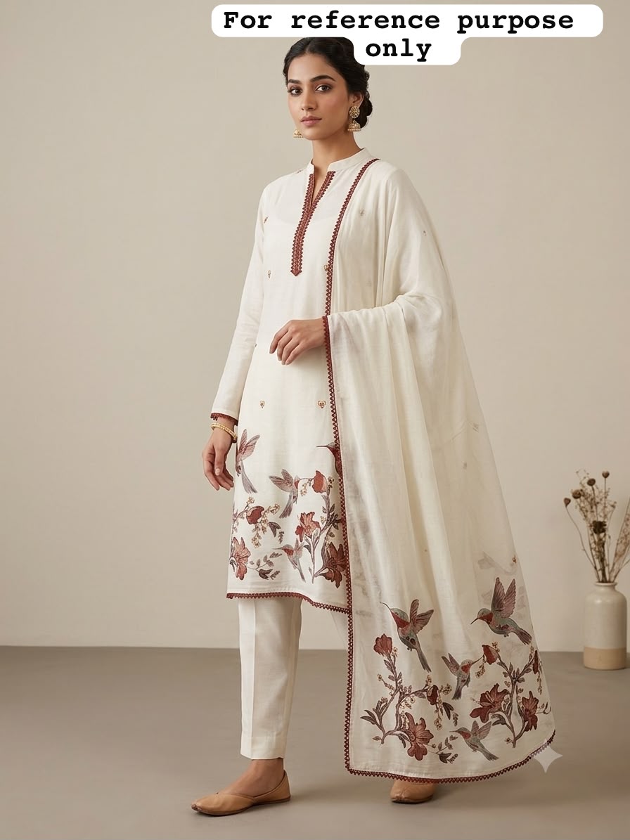 Soft organza flowy unstitched unstitched ladies suit Rc19156 (a)