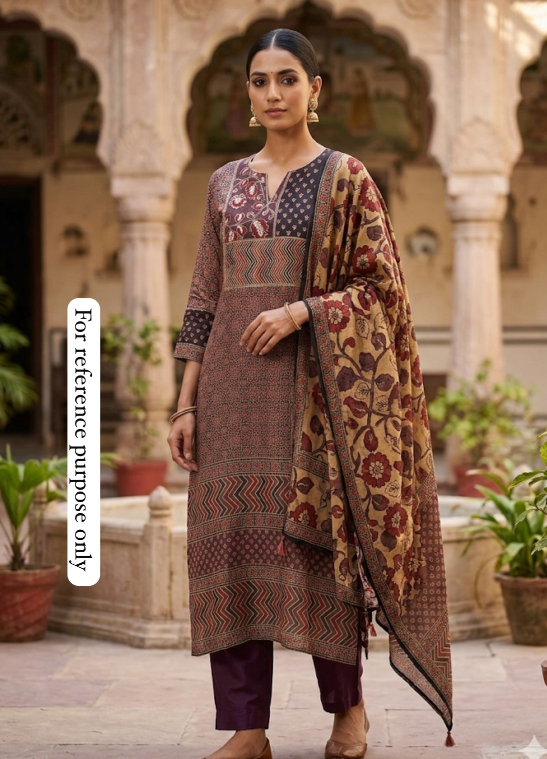 Pure Satin Crepe Unstitched Ladies Suit RC-18562 – view 2