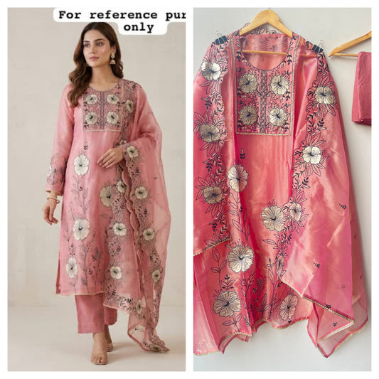 Shimmer silk unstitched ladies suit Rc19245 (b)