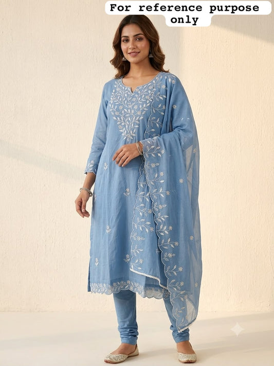 Mul chanderi unstitched ladies suit Rc19080