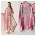Mul Chanderi Unstitched Ladies Suit RC-18877